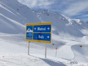ukazatel lyžařských tras